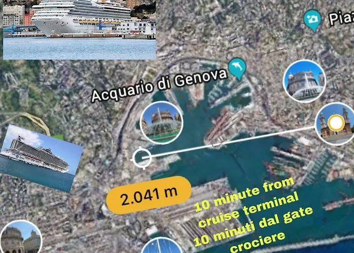 Pensjonat Virginia's Rooms-private Free Parking And Carignano District Genua